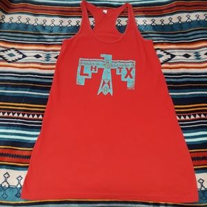 Leigh Hajovsky Thunderbird Racerback Long Tank